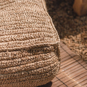 Padar raffia poef