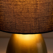Aurum gold black table lamp