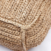 Padar raffia poef