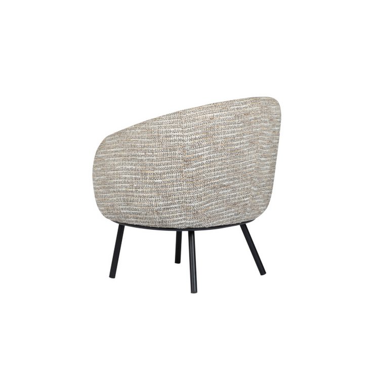 Handgemaakte luxe Mars loungestoel - tijdloos ambachtelijk design