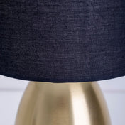 Aurum gold black table lamp