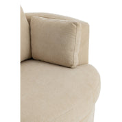 Swivello Luxe draaifauteuil – Grijs textiel & hout