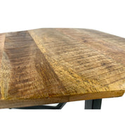 Handgemaakte Artisan Bijzettafel - Tijdloos Luxe Design in Zwart