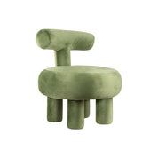 Abrazo fluwelen fauteuil groen
