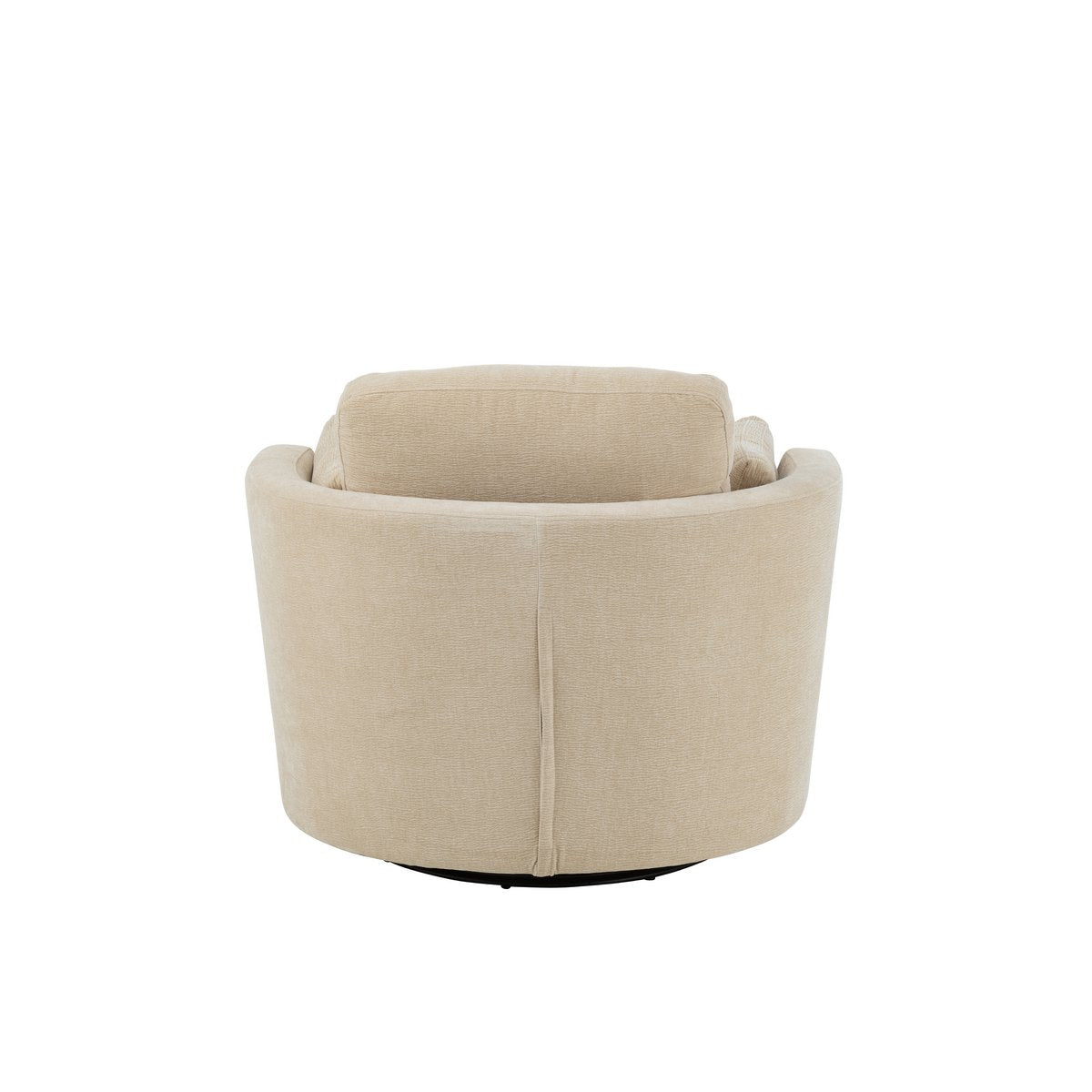 Swivello Luxe draaifauteuil – Grijs textiel & hout